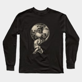 Atlas Greek mythology Long Sleeve T-Shirt